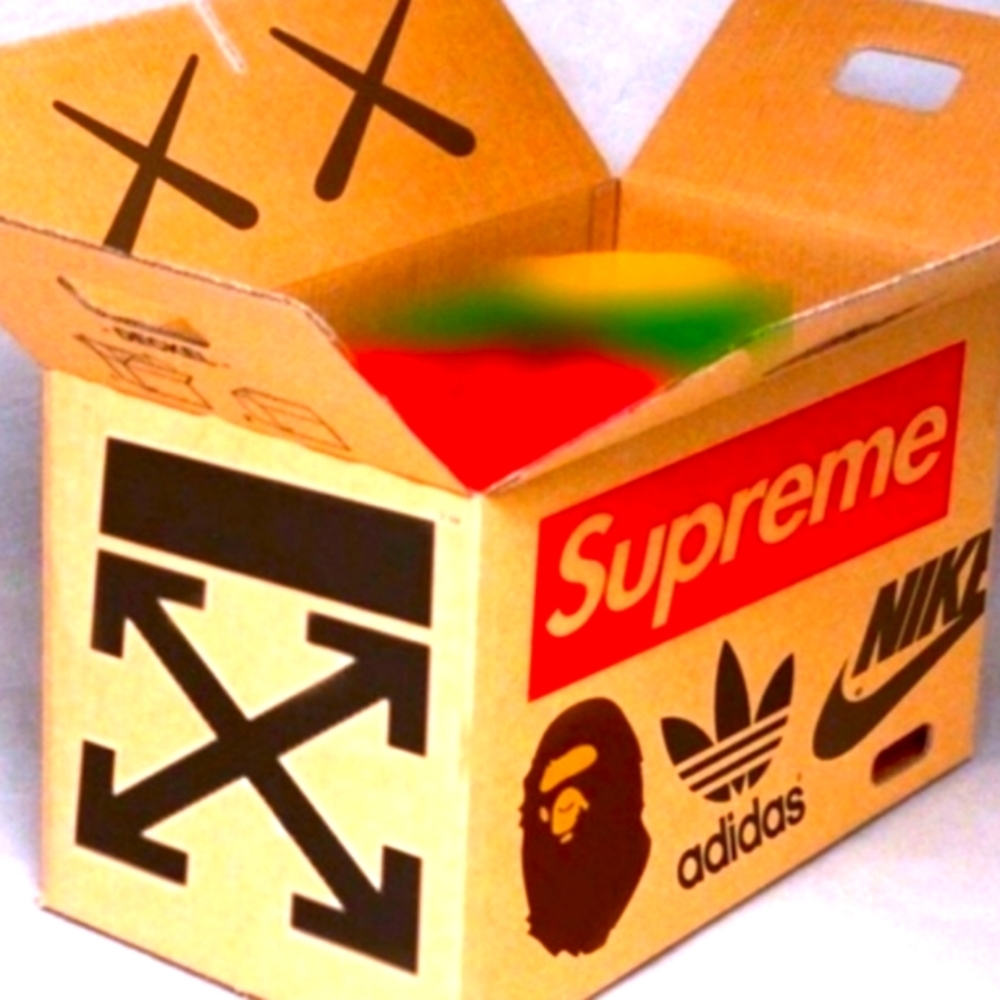 Hypebeast cool mystery shirts box supreme off white nike bape vintage racing